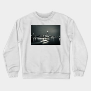 London Bridge Tower and Thames panorama Crewneck Sweatshirt